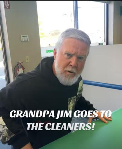 Grandpa Jim Goes to the Cleaners